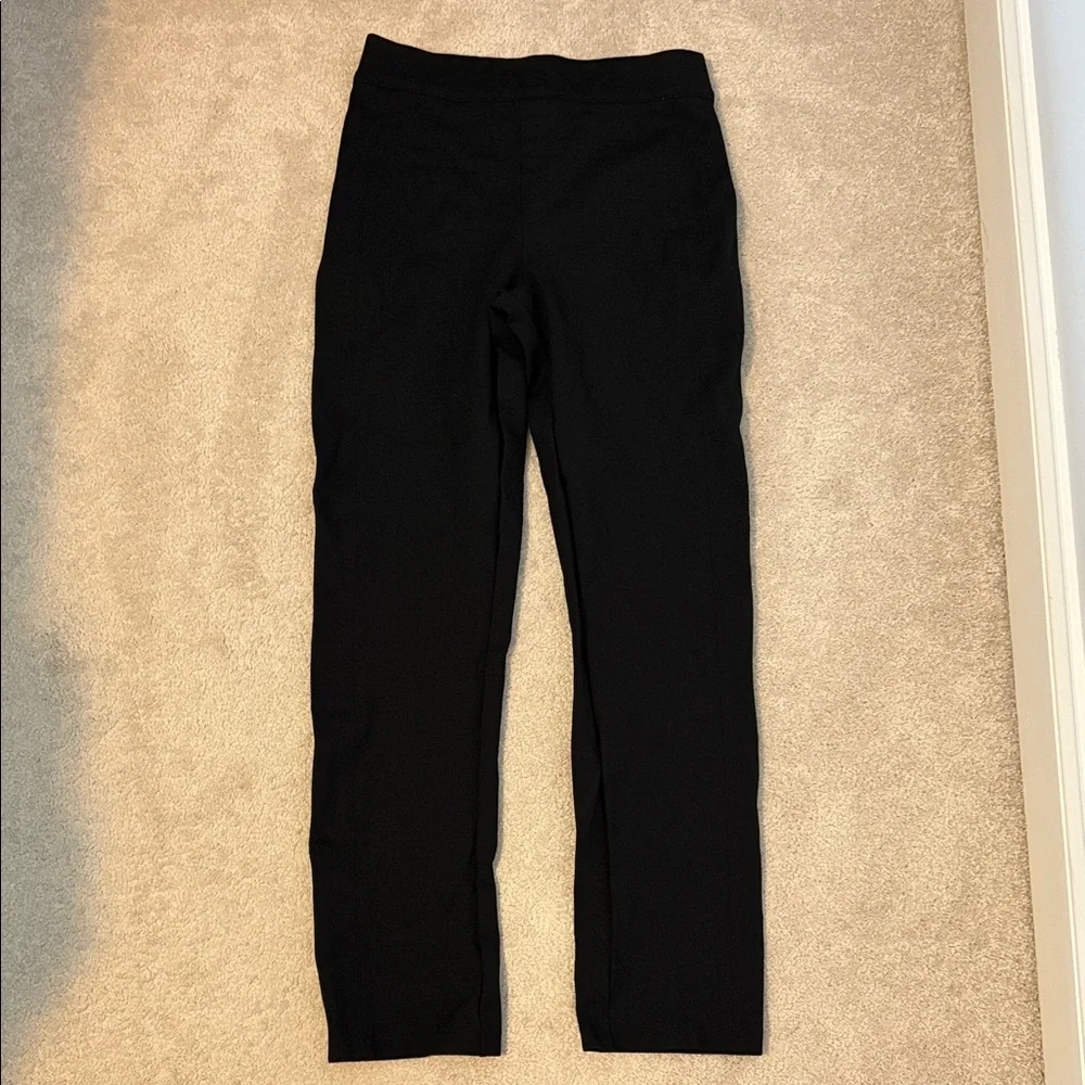 Spanx M black ponte slim straight pull on pants ๐ - Picture 2 of 8